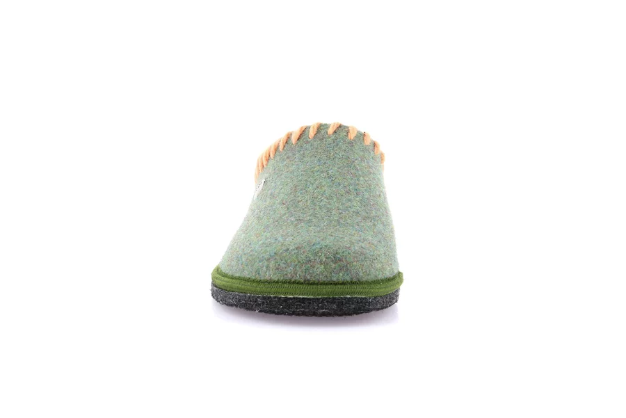 Felt slipper with contrasting threads CI2937 - ERBA | Grünland