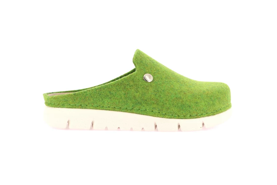 Recycled felt slipper | HATE CI2949 - GRÜN | Grünland