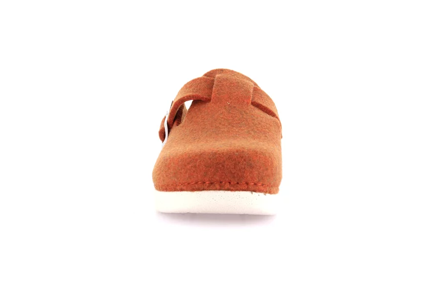 Recycled felt slipper | HATE CI2950 - ORANGE | Grünland