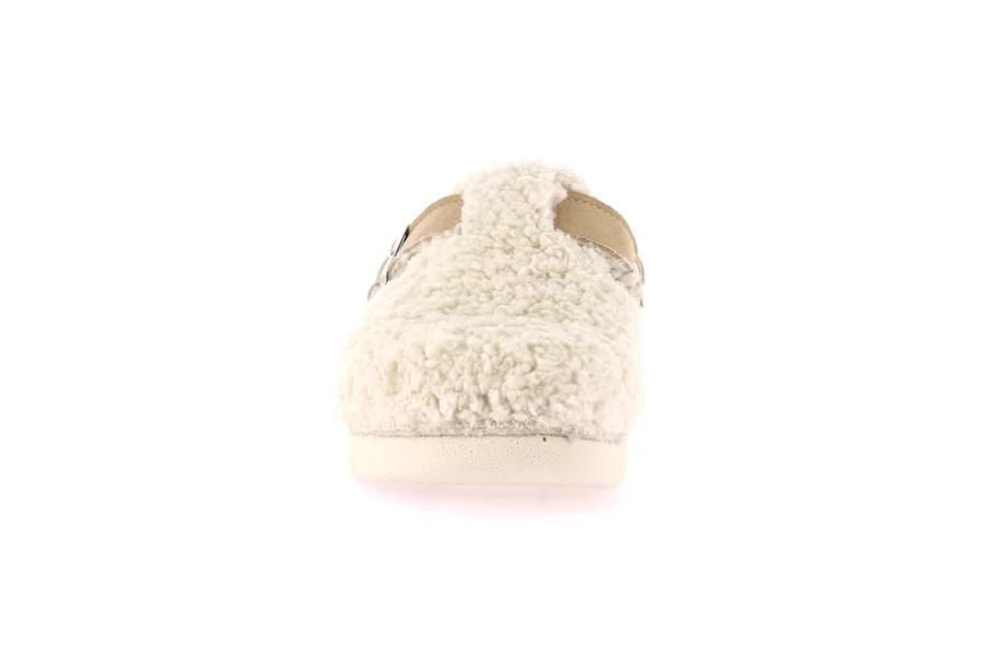 Eco-friendly plush slipper | HATE CI2952 - BEIGE | Grünland