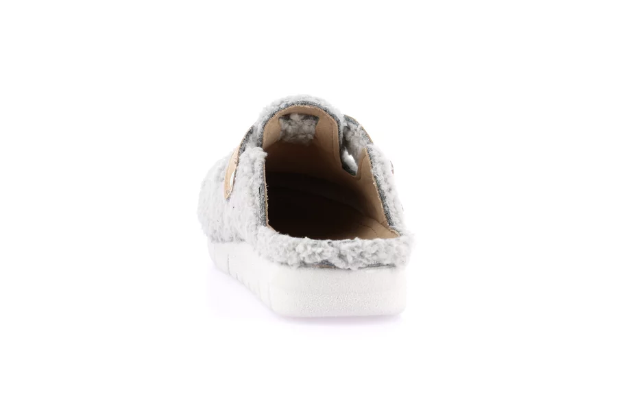 Eco-friendly plush slipper | HATE CI2952 - GRAU | Grünland