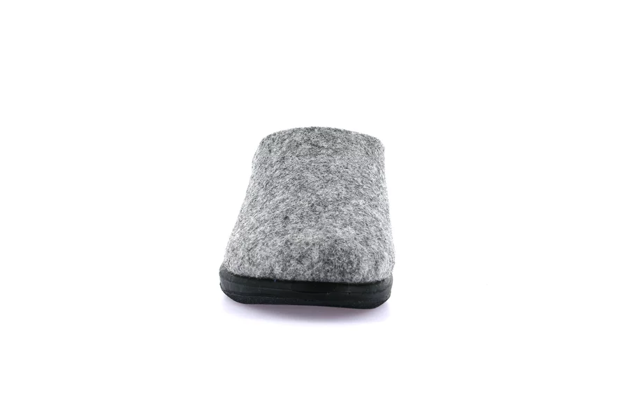 Men's felt slipper | LASO CI2958 - GREY | Grünland