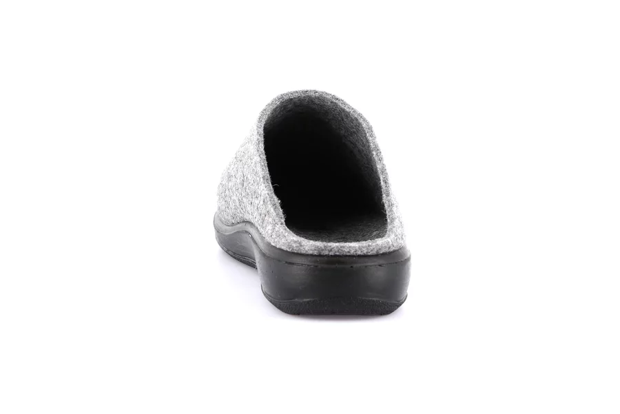 Men's felt slipper | LASO CI2958 - GREY | Grünland