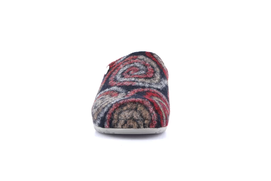 Woll slipper | PRAU CI2963 - BLU-MULTI | Grünland