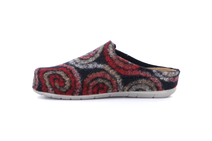 Woll slipper | PRAU CI2963 - BLU-MULTI | Grünland