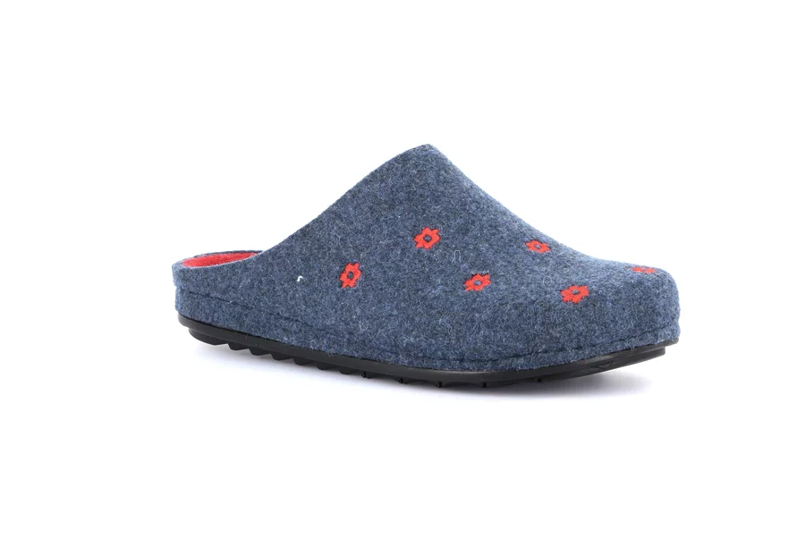 Eco-friendly slipper | PILA CI2971 - BLU-ROSSO | Grünland