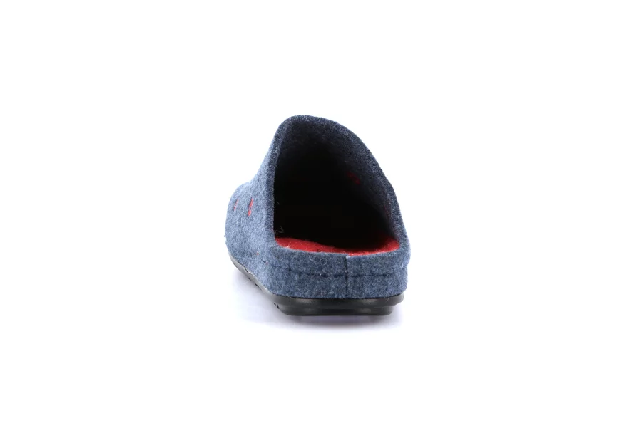 Eco-friendly slipper | PILA CI2971 - BLU-ROSSO | Grünland