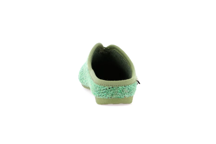 Knitted slipper | ADRI CI2979 - GREEN | Grünland