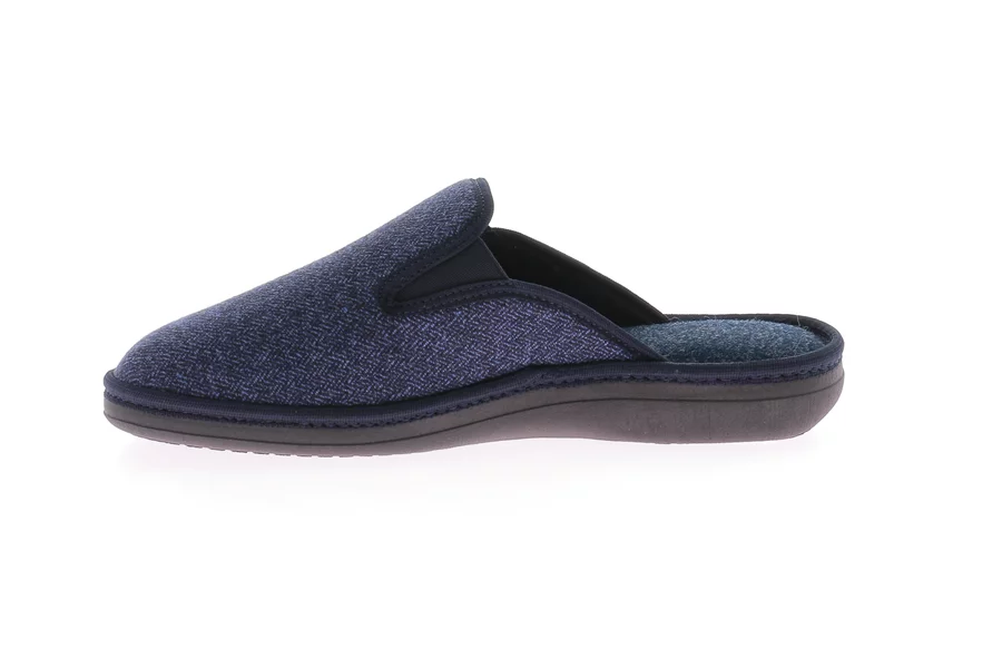 ENEA slipper with rubber sole CI2989 - BLUE | Grünland