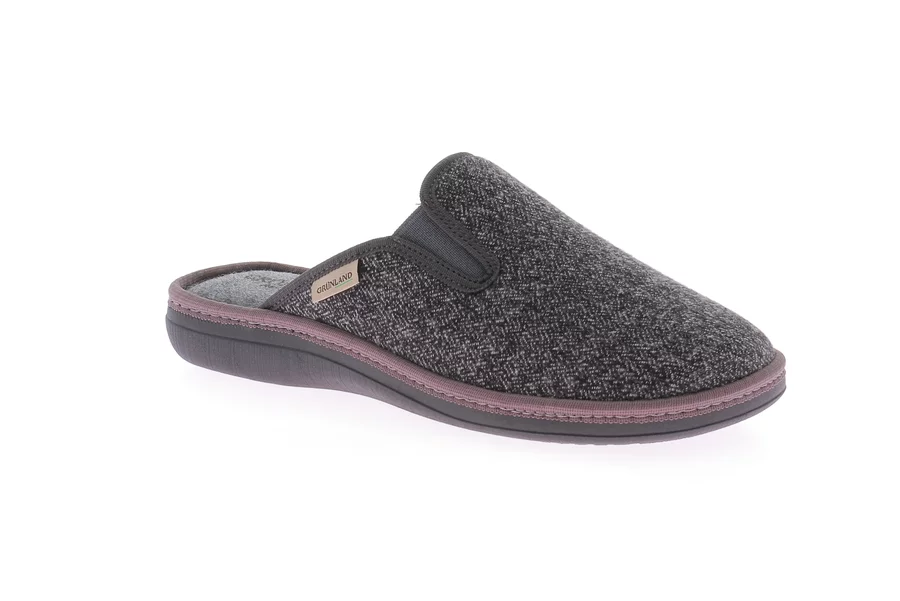 ENEA slipper with rubber sole CI2989 - GREY | Grünland