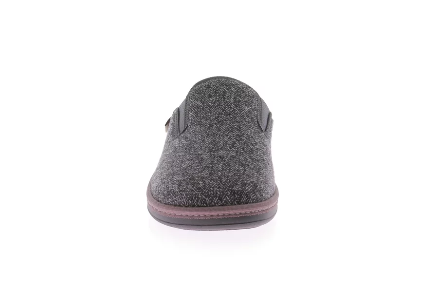 ENEA slipper with rubber sole CI2989 - GREY | Grünland