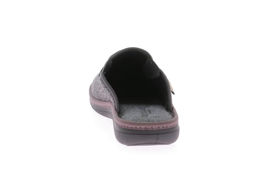 ENEA slipper with rubber sole CI2989 - GREY | Grünland