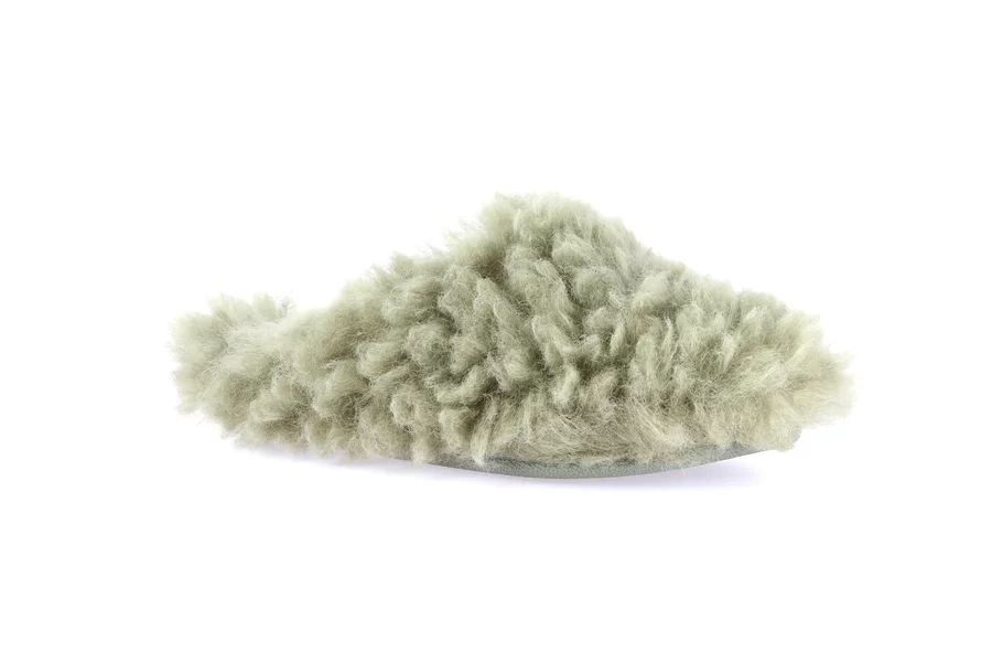 Plush slipper | GLES CI2996 - GREEN | Grünland