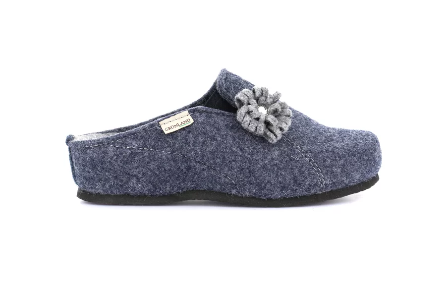 Slipper with wedge | GABY CI2998 - BLUE | Grünland