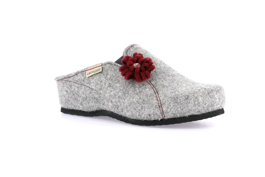 Slipper with wedge | GABY CI2998 - GREY | Grünland