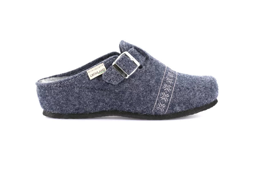 Ciabatta con zeppa | GABY CI3000 - BLU | Grünland