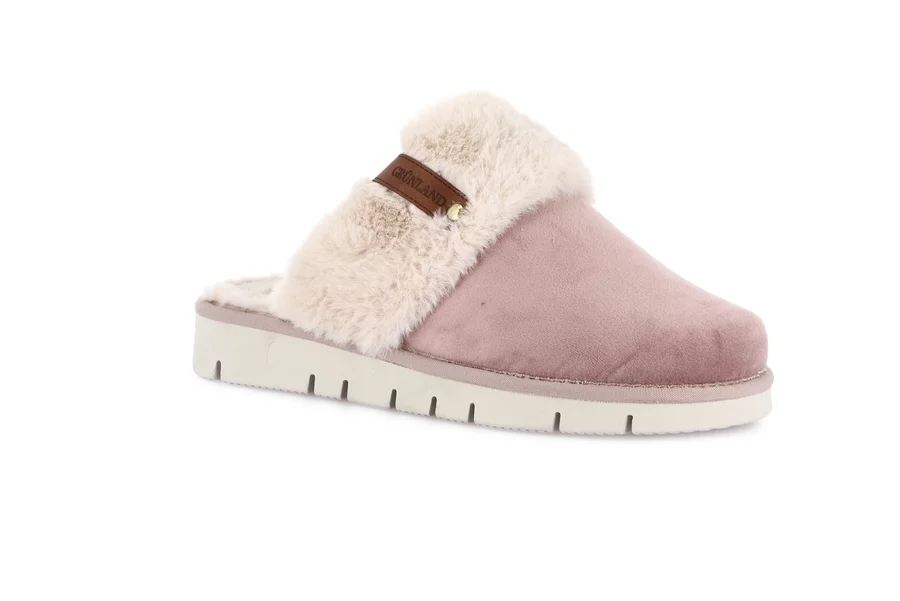 Slipper with Eco-fur LOXI CI3023 - MALVA | Grünland