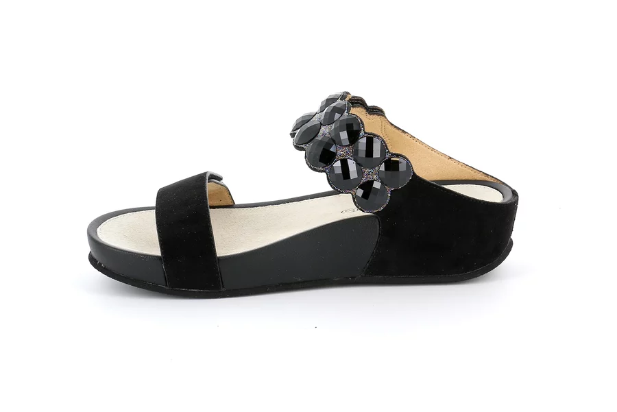 Comfort slipper | DIRA CI3161 - BLACK | Grünland