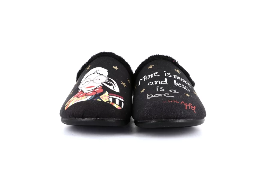 Fancy slipper | ALIN CI3194 - BLACK | Grünland