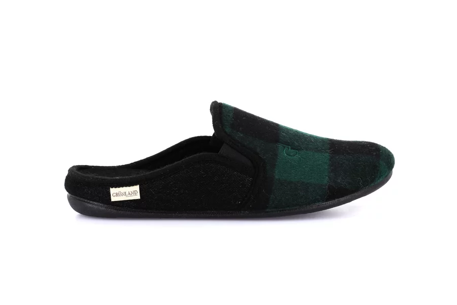 Ciabatta uomo tartan | LECY CI3197 - BOSCO | Grünland