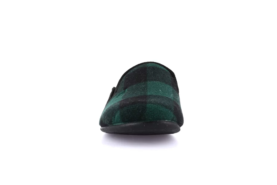 Men's tartan slipper | LECY CI3197 - BOSCO | Grünland