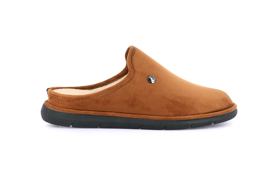 Slipper for men Made in Italy | LOSO CI3200 - CUOIO | Grünland