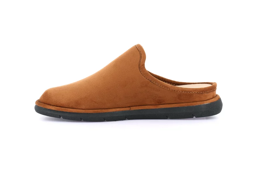 Slipper for men Made in Italy | LOSO CI3200 - CUOIO | Grünland