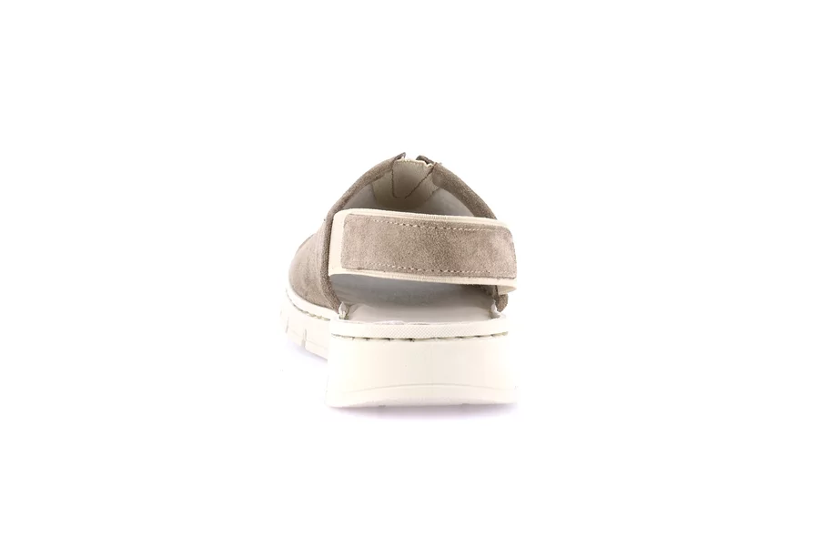 Comfort slipper with a sporty style | GITA CI3601 - TAUPE | Grünland
