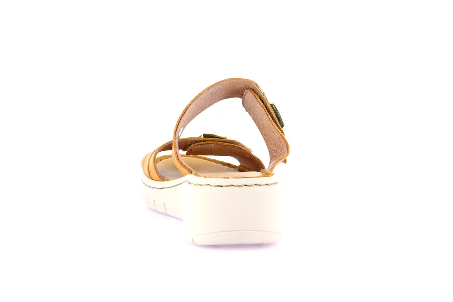 Comfort slipper with a sporty style | GILI CI3604 - YELLOW | Grünland