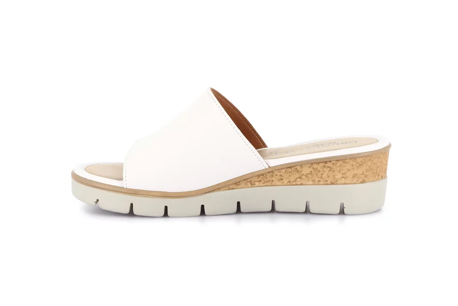 Comfort slipper with wedge | PAFO CI9897 - WHITE | Grünland