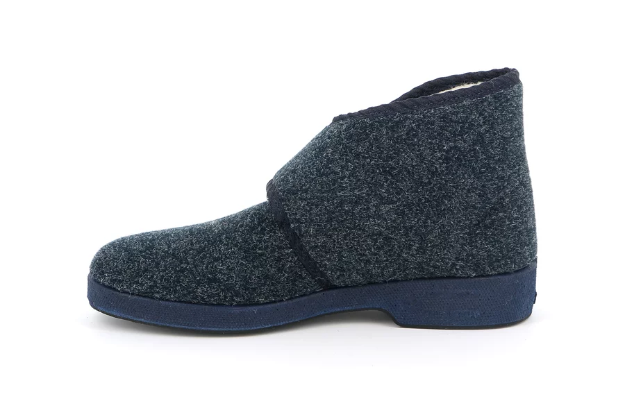 Relax slipper for men | EZIO PA0009 - BLUE | Grünland