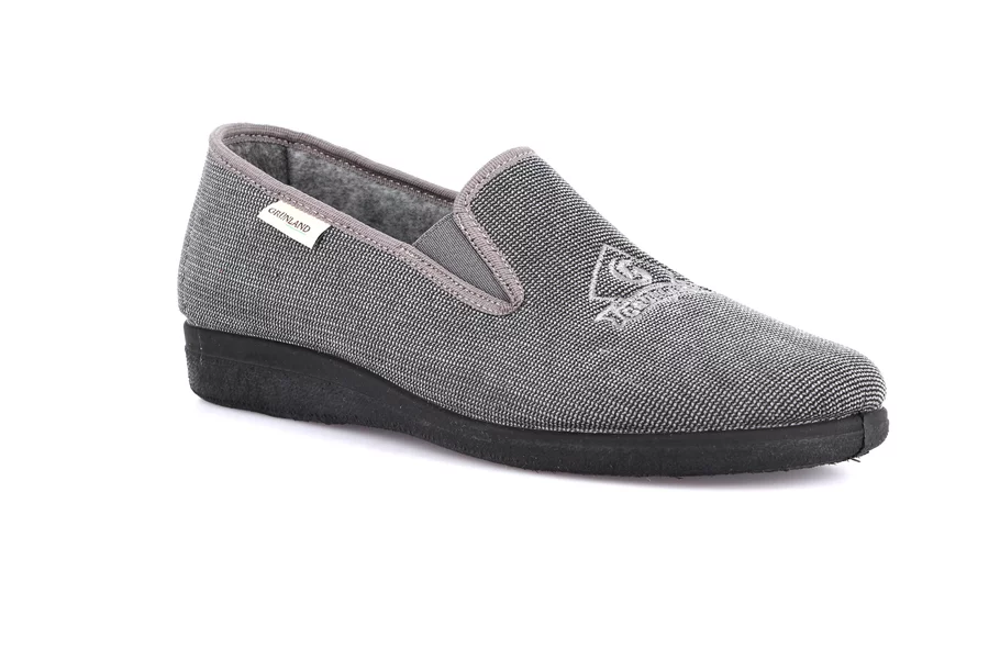 Relax slipper for men | EZIO PA0176 - ANTRACITE | Grünland