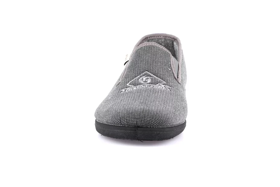 Relax slipper for men | EZIO PA0176 - ANTRACITE | Grünland