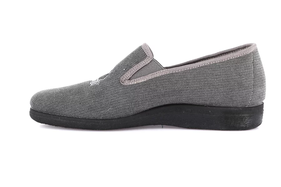 Relax slipper for men | EZIO PA0176 - ANTRACITE | Grünland