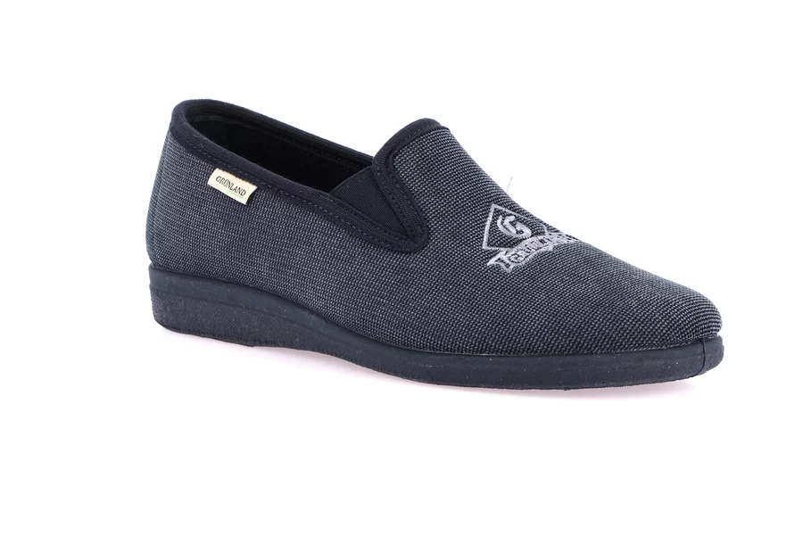 Relax slipper for men | EZIO PA0176 - BLUE | Grünland