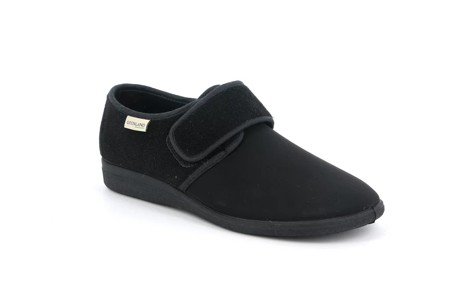 Relax slipper for men | EZIO PA0177 - BLACK | Grünland