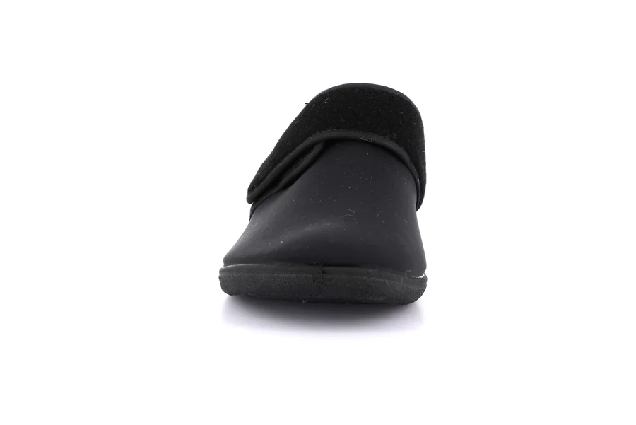 Relax slipper for men | EZIO PA0177 - BLACK | Grünland