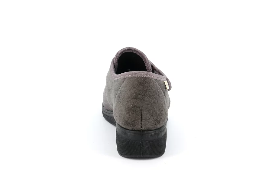 Pantofola elasticizzata a strappo | IRAE PA0598 - GRIGIO | Grünland