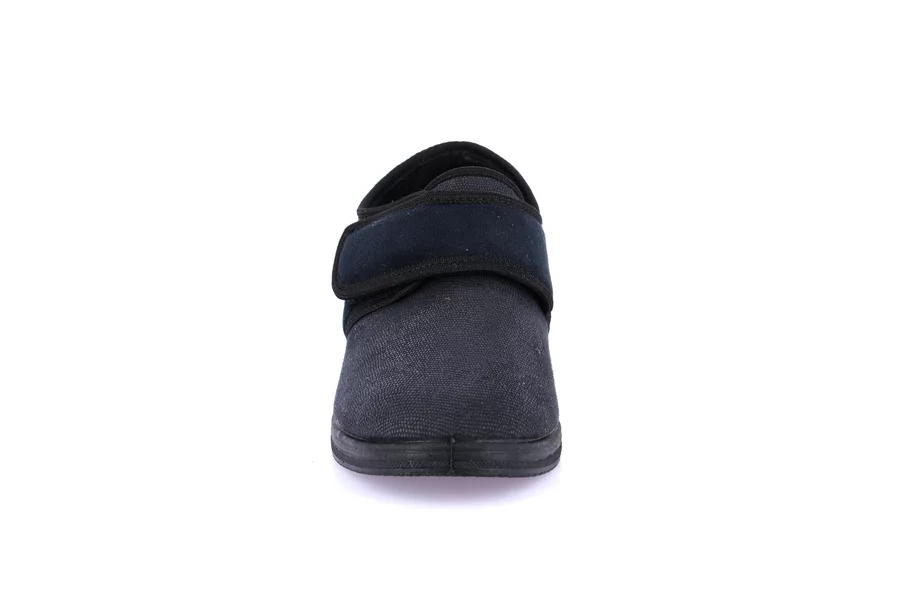 Stretch slipper with hook and loop closure | IRAE PA0598 - BLACK | Grünland