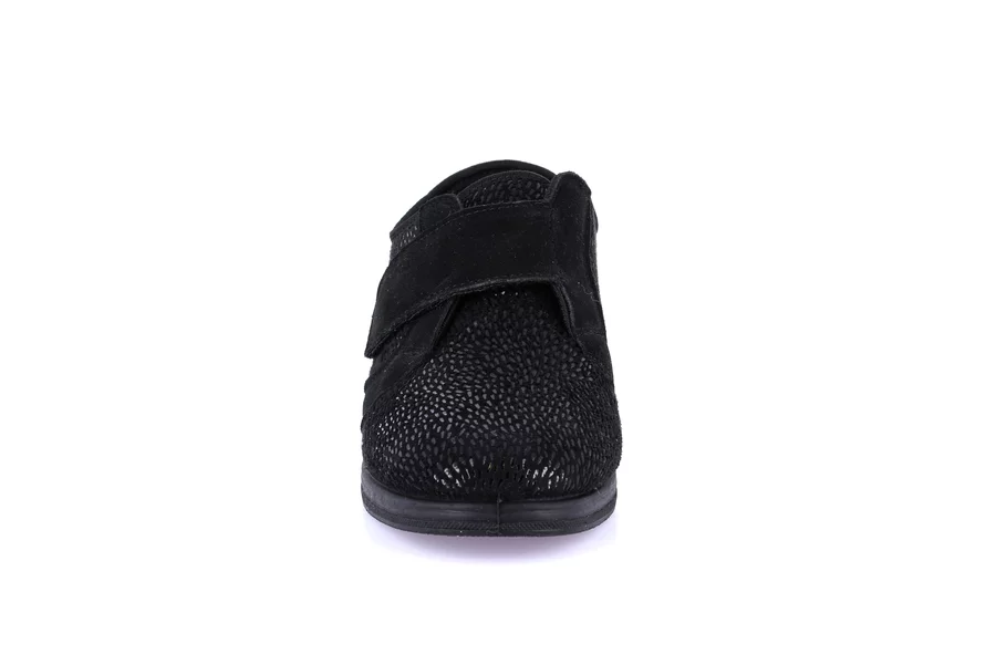 Winter slipper in stretch material | IRAE PA0665 - BLACK | Grünland