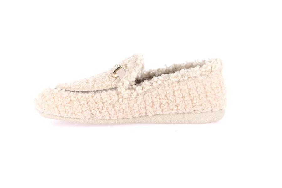 Mocassino teddy | GLES PA0862 - BEIGE | Grünland