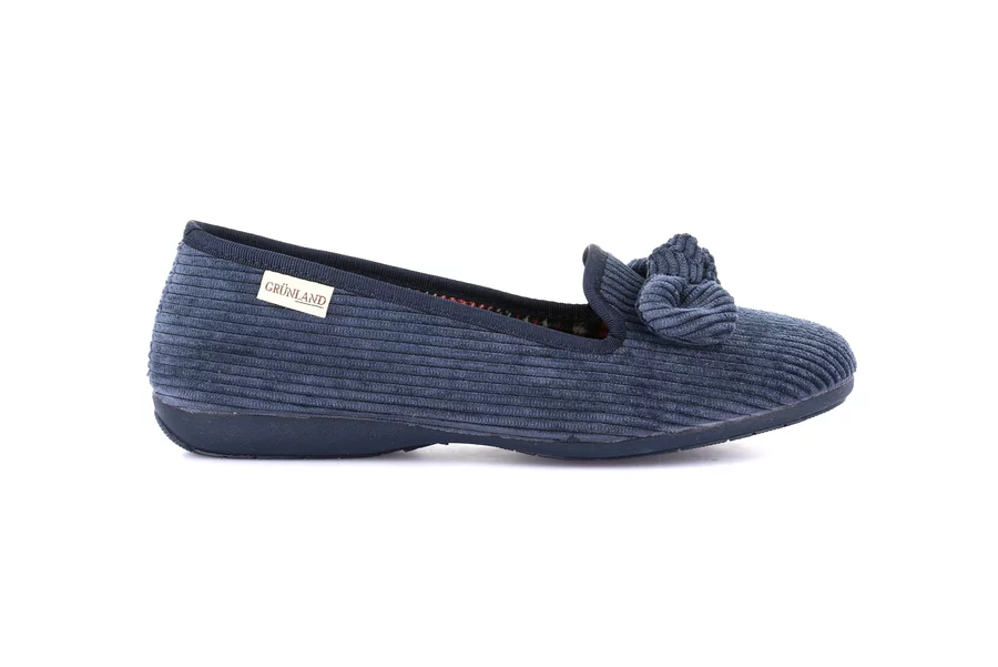 Slipper with bow | TAXI PA0869 - JEANS | Grünland