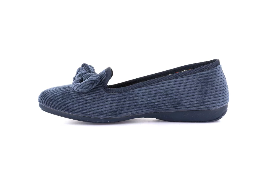 Slipper with bow | TAXI PA0869 - JEANS | Grünland