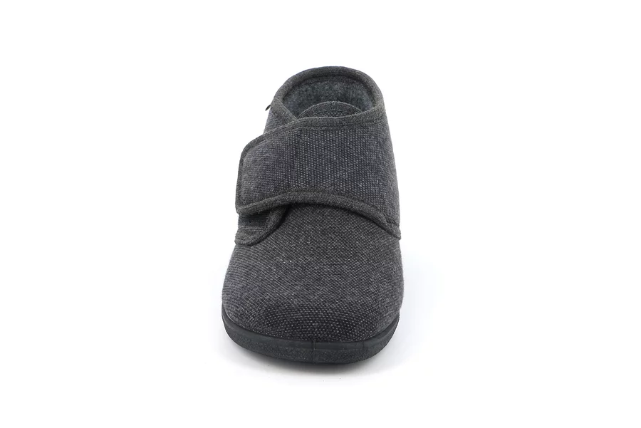 Adjustable felt slipper | EZIO PA1034 - ANTRACITE | Grünland