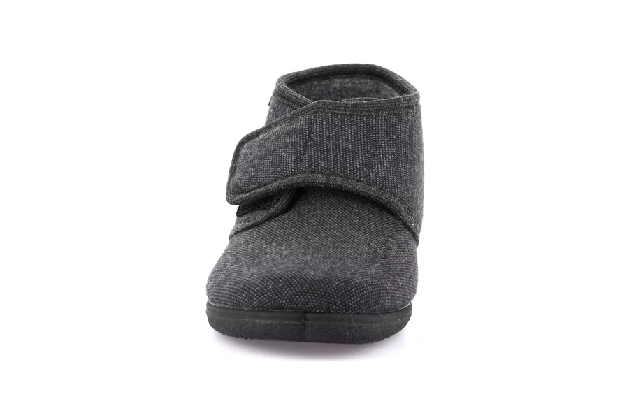 Adjustable felt slipper | EZIO PA1034 - ANTRACITE | Grünland