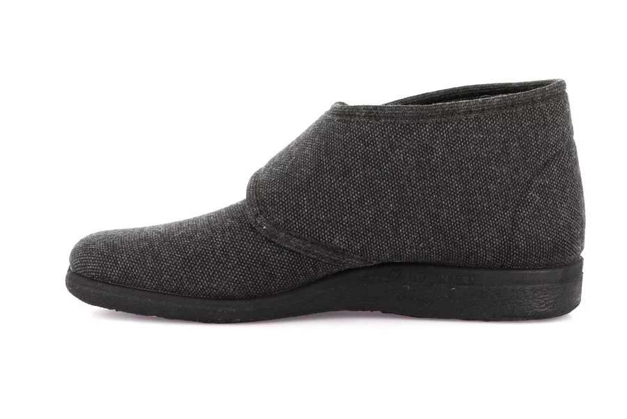 Adjustable felt slipper | EZIO PA1034 - ANTRACITE | Grünland