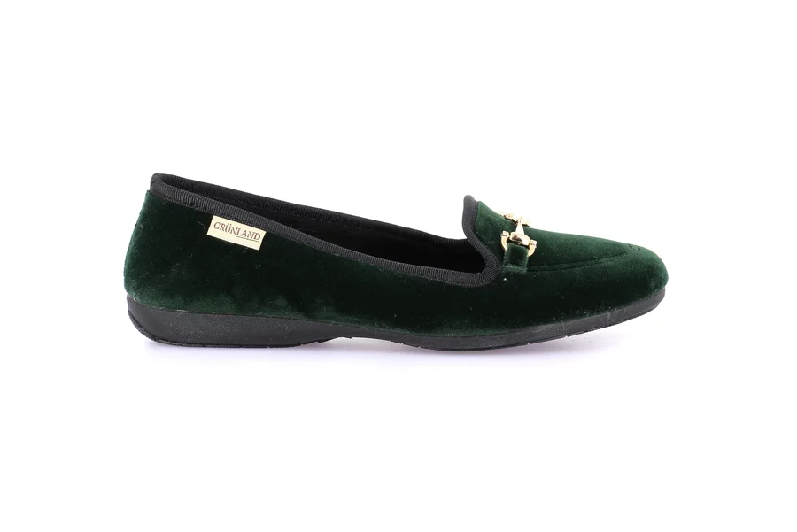 Slipper with horsebit | TAXI PA1157 - GREEN | Grünland