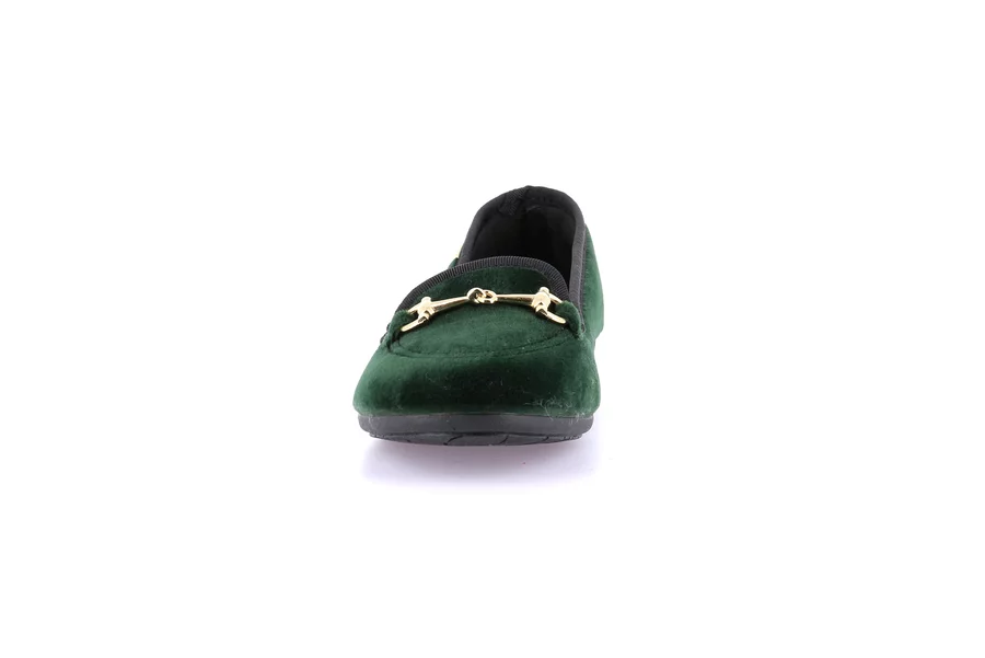 Slipper with horsebit | TAXI PA1157 - GREEN | Grünland