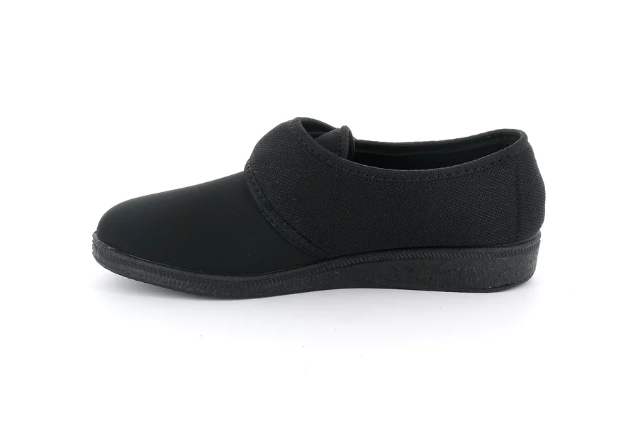 Comfort slip-on slipper PA1201 - BLACK | Grünland