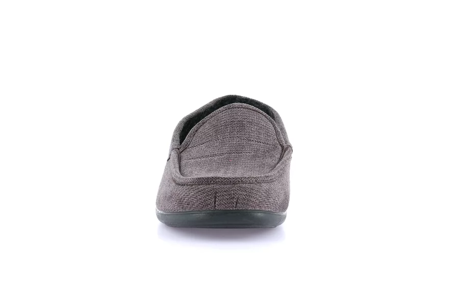 Men's moccasin-style slipper | GAFO PA1248 - GREY | Grünland